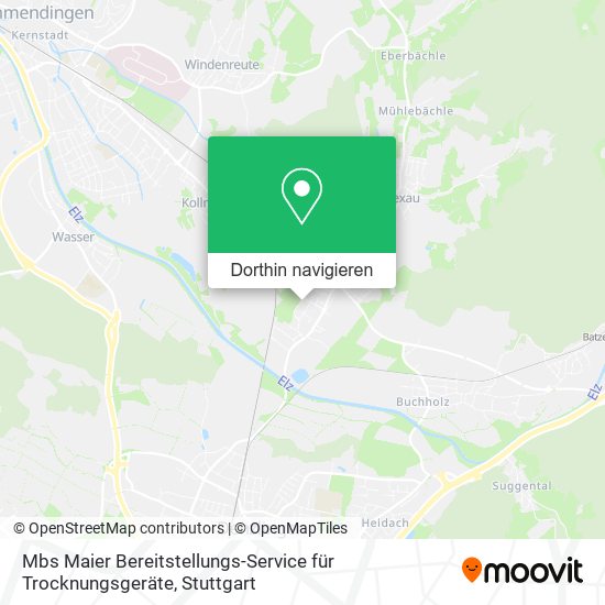 Mbs Maier Bereitstellungs-Service für Trocknungsgeräte Karte