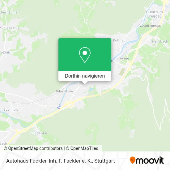 Autohaus Fackler, Inh. F. Fackler e. K. Karte