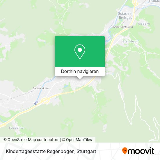 Kindertagesstätte Regenbogen Karte