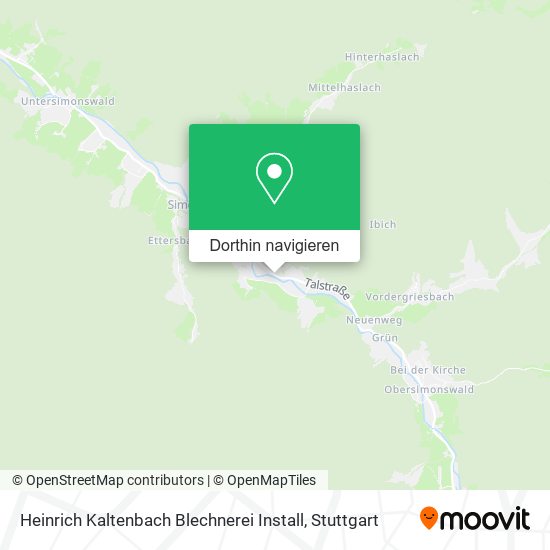 Heinrich Kaltenbach Blechnerei Install Karte