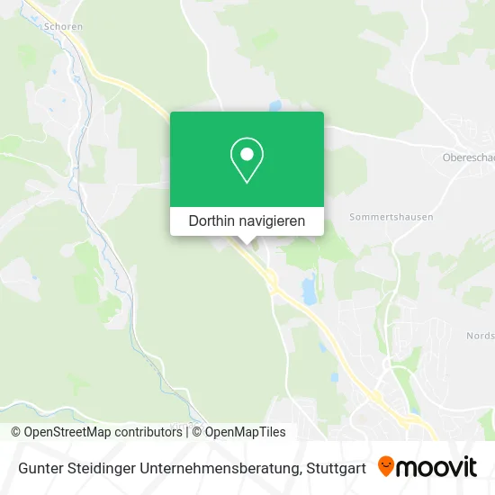 Gunter Steidinger Unternehmensberatung Karte