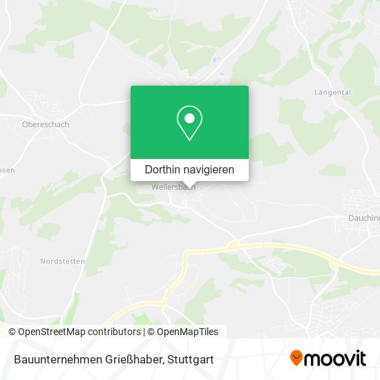 Bauunternehmen Grießhaber Karte