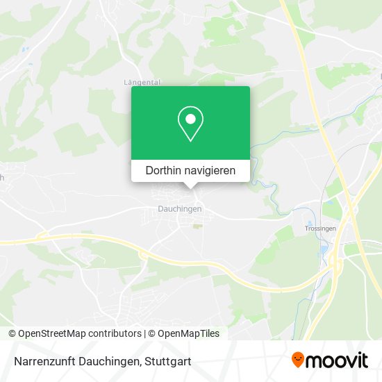 Narrenzunft Dauchingen Karte