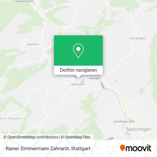 Rainer Zimmermann Zahnarzt Karte