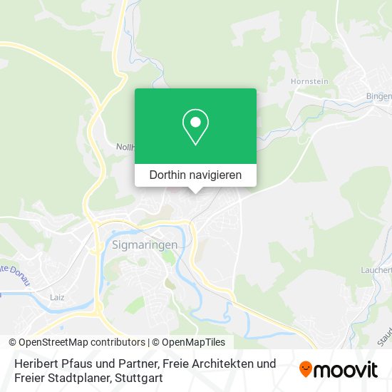 Heribert Pfaus und Partner, Freie Architekten und Freier Stadtplaner Karte