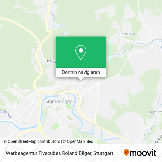 Werbeagentur Fivecubes Roland Bilger Karte
