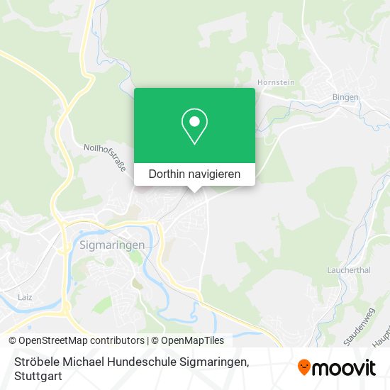 Ströbele Michael Hundeschule Sigmaringen Karte