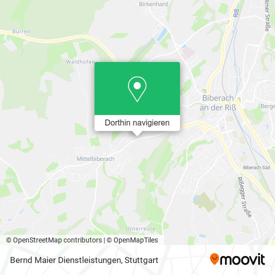 Bernd Maier Dienstleistungen Karte