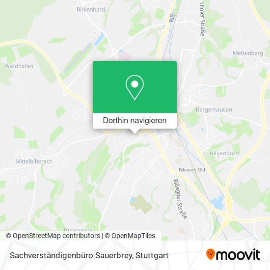 Sachverständigenbüro Sauerbrey Karte
