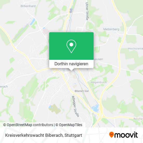 Kreisverkehrswacht Biberach Karte
