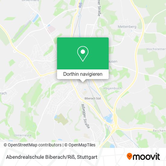 Abendrealschule Biberach/Riß Karte
