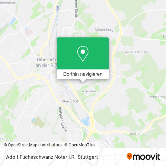 Adolf Fuchsschwanz Notar I.R. Karte