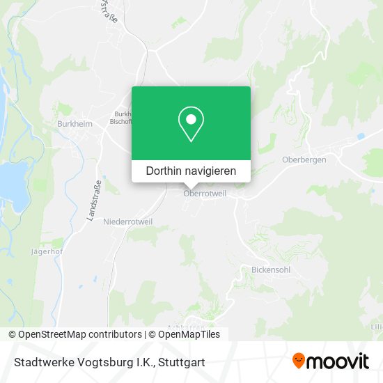 Stadtwerke Vogtsburg I.K. Karte