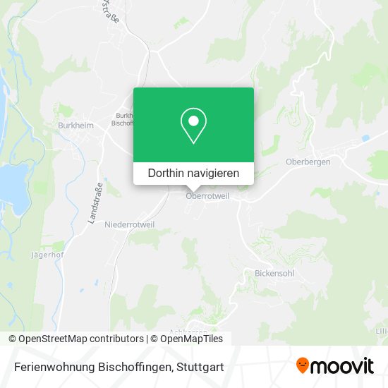 Ferienwohnung Bischoffingen Karte