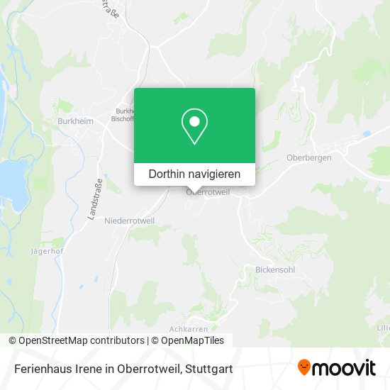 Ferienhaus Irene in Oberrotweil Karte
