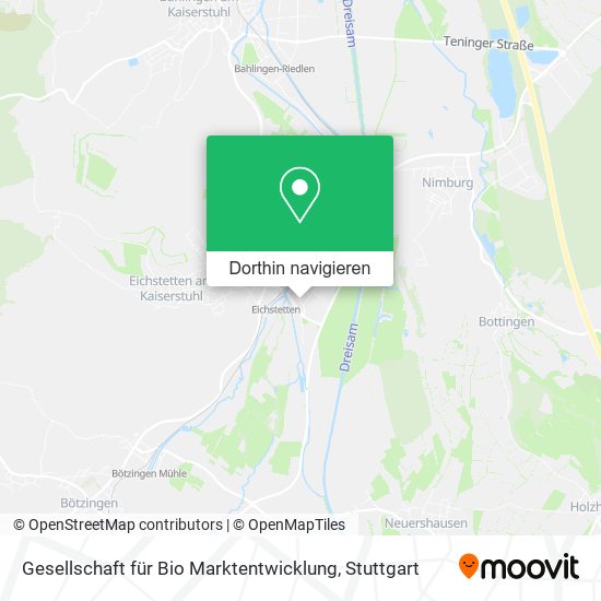 Gesellschaft für Bio Marktentwicklung Karte