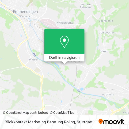 Blickkontakt Marketing Beratung Roling Karte