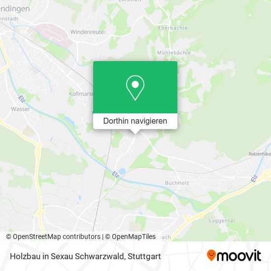 Holzbau in Sexau Schwarzwald Karte