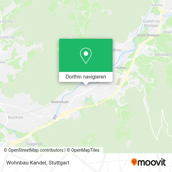 Wohnbau Kandel Karte