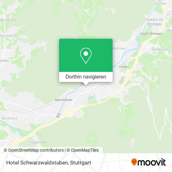 Hotel Schwarzwaldstuben Karte