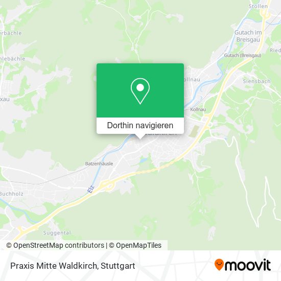 Praxis Mitte Waldkirch Karte