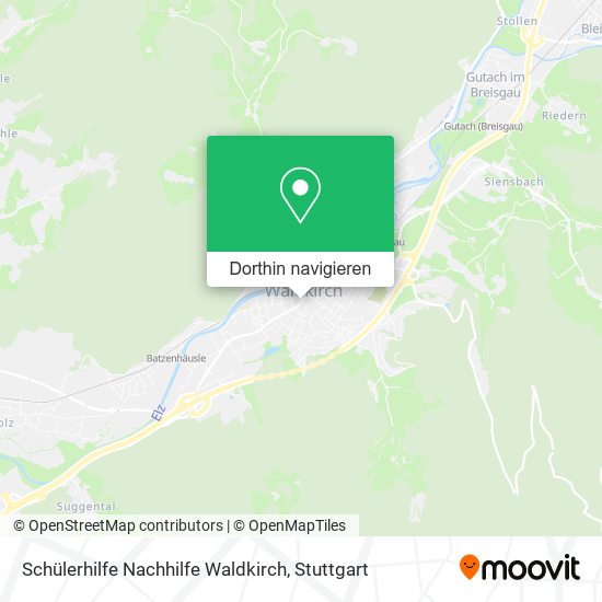 Schülerhilfe Nachhilfe Waldkirch Karte