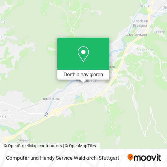 Computer und Handy Service Waldkirch Karte