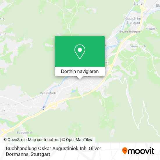 Buchhandlung Oskar Augustiniok Inh. Oliver Dormanns Karte