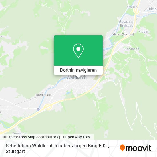 Seherlebnis Waldkirch Inhaber Jürgen Bing E.K . Karte