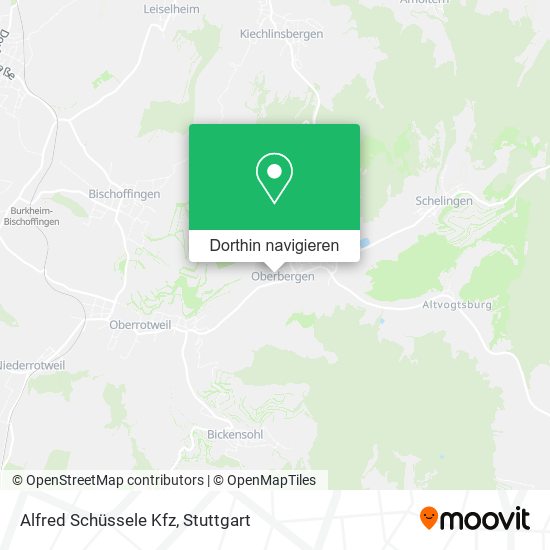 Alfred Schüssele Kfz Karte