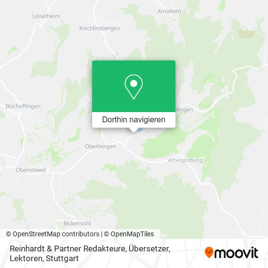 Reinhardt & Partner Redakteure, Übersetzer, Lektoren Karte
