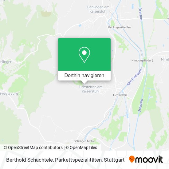 Berthold Schächtele, Parkettspezialitäten Karte