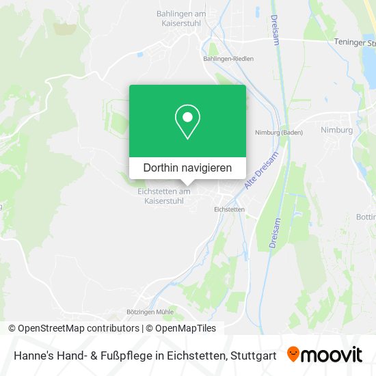 Hanne's Hand- & Fußpflege in Eichstetten Karte