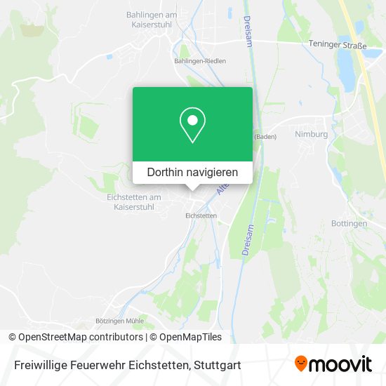 Freiwillige Feuerwehr Eichstetten Karte