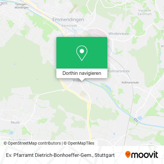 Ev. Pfarramt Dietrich-Bonhoeffer-Gem. Karte