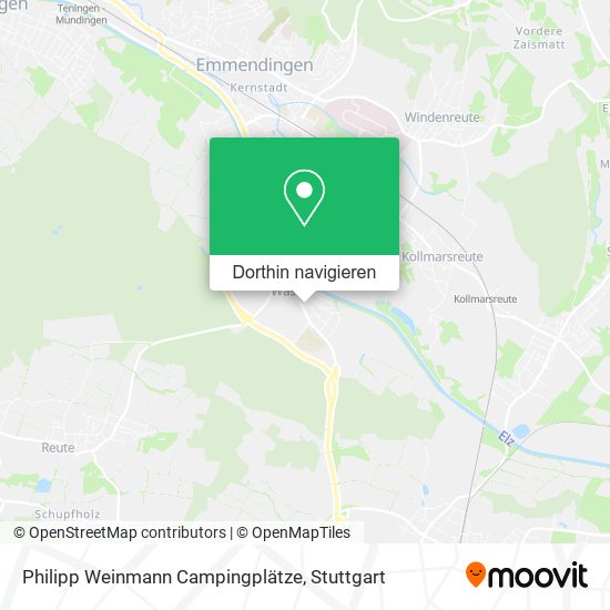 Philipp Weinmann Campingplätze Karte