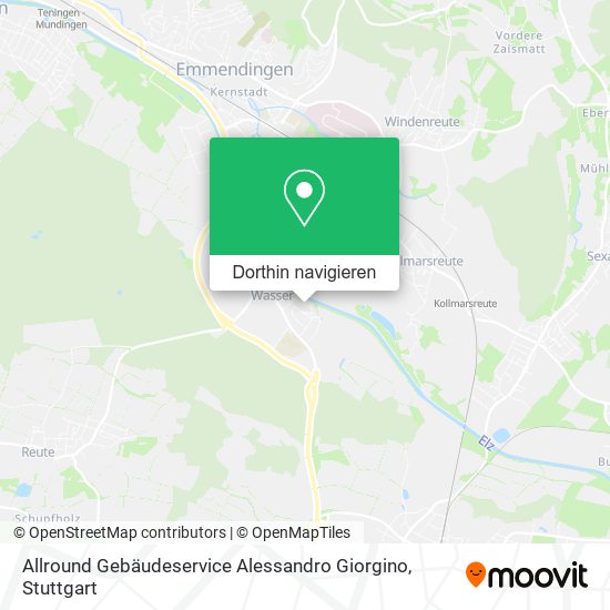 Allround Gebäudeservice Alessandro Giorgino Karte