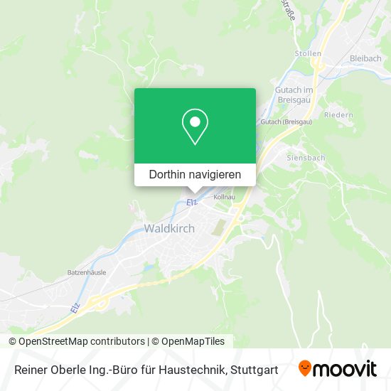 Reiner Oberle Ing.-Büro für Haustechnik Karte