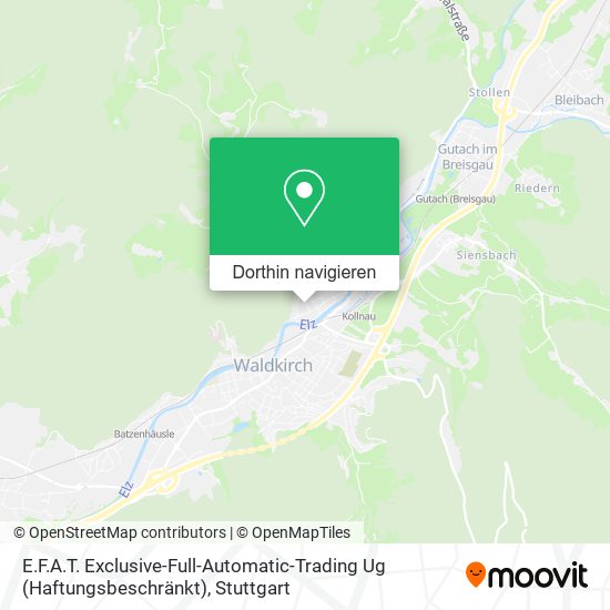 E.F.A.T. Exclusive-Full-Automatic-Trading Ug (Haftungsbeschränkt) Karte