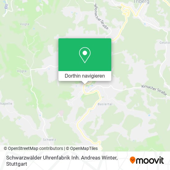 Schwarzwälder Uhrenfabrik Inh. Andreas Winter Karte