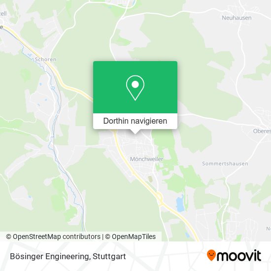Bösinger Engineering Karte