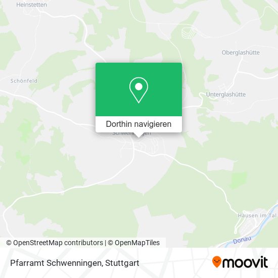 Pfarramt Schwenningen Karte