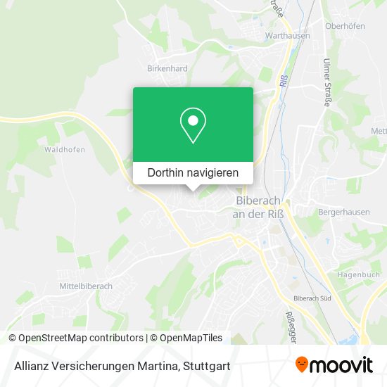 Allianz Versicherungen Martina Karte