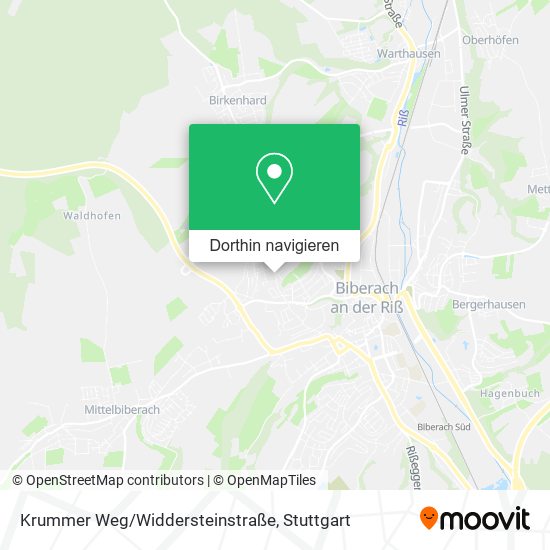 Krummer Weg/Widdersteinstraße Karte