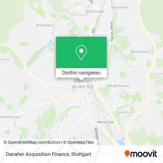 Danaher Acquisition Finance Karte
