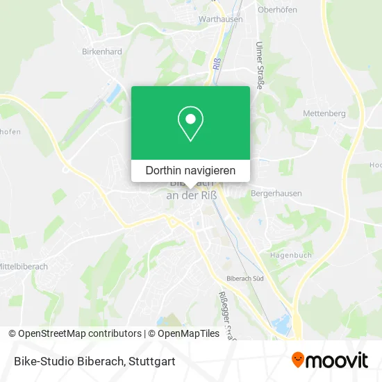 Bike-Studio Biberach Karte