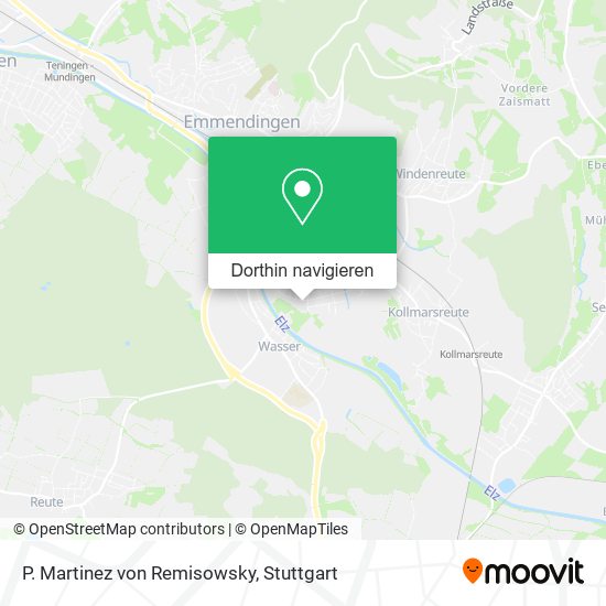P. Martinez von Remisowsky Karte