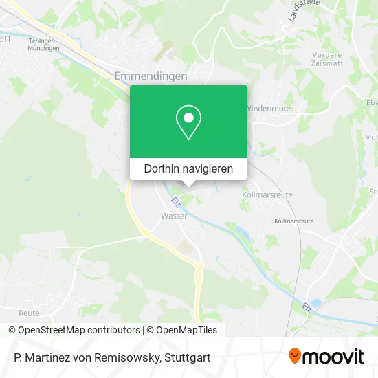 P. Martinez von Remisowsky Karte