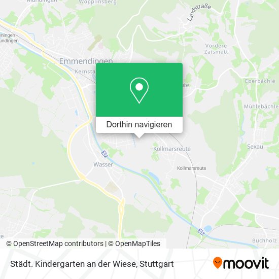 Städt. Kindergarten an der Wiese Karte