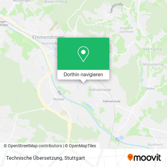 Technische Übersetzung Karte